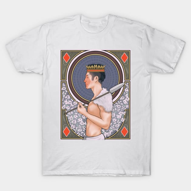 King of Diamonds T-Shirt by Art by Angele G